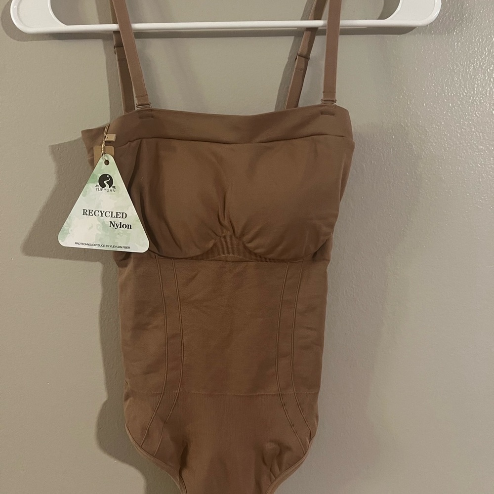 Brown One-Piece bodysuit shapewear